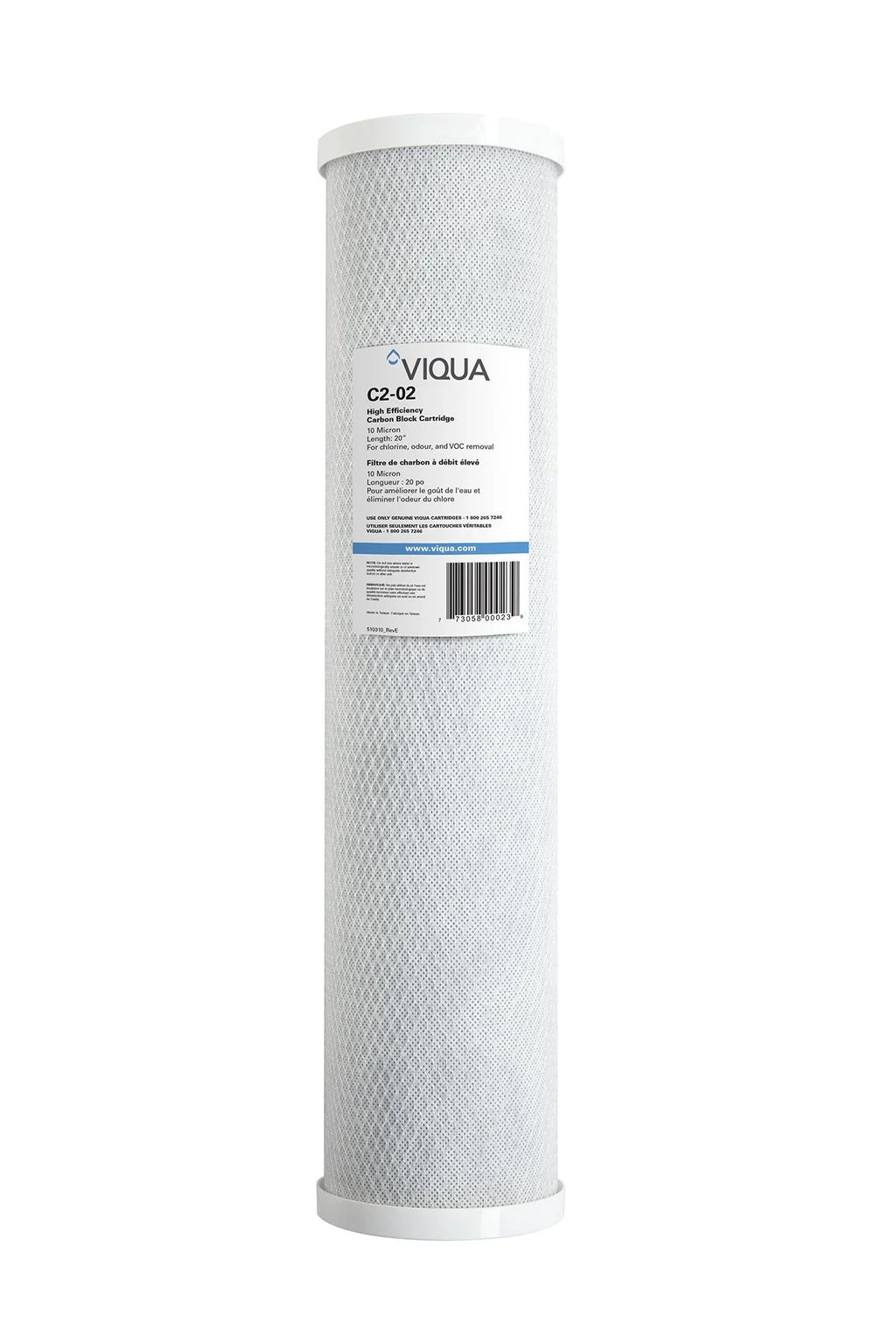VIQUA C2-02 Whole House 20 x 4.5 millimeter 10 Micron Coconut Carbon Filter for VIQUA IHS12-D4; IHS22-D4; and IHS22-E4 Systems