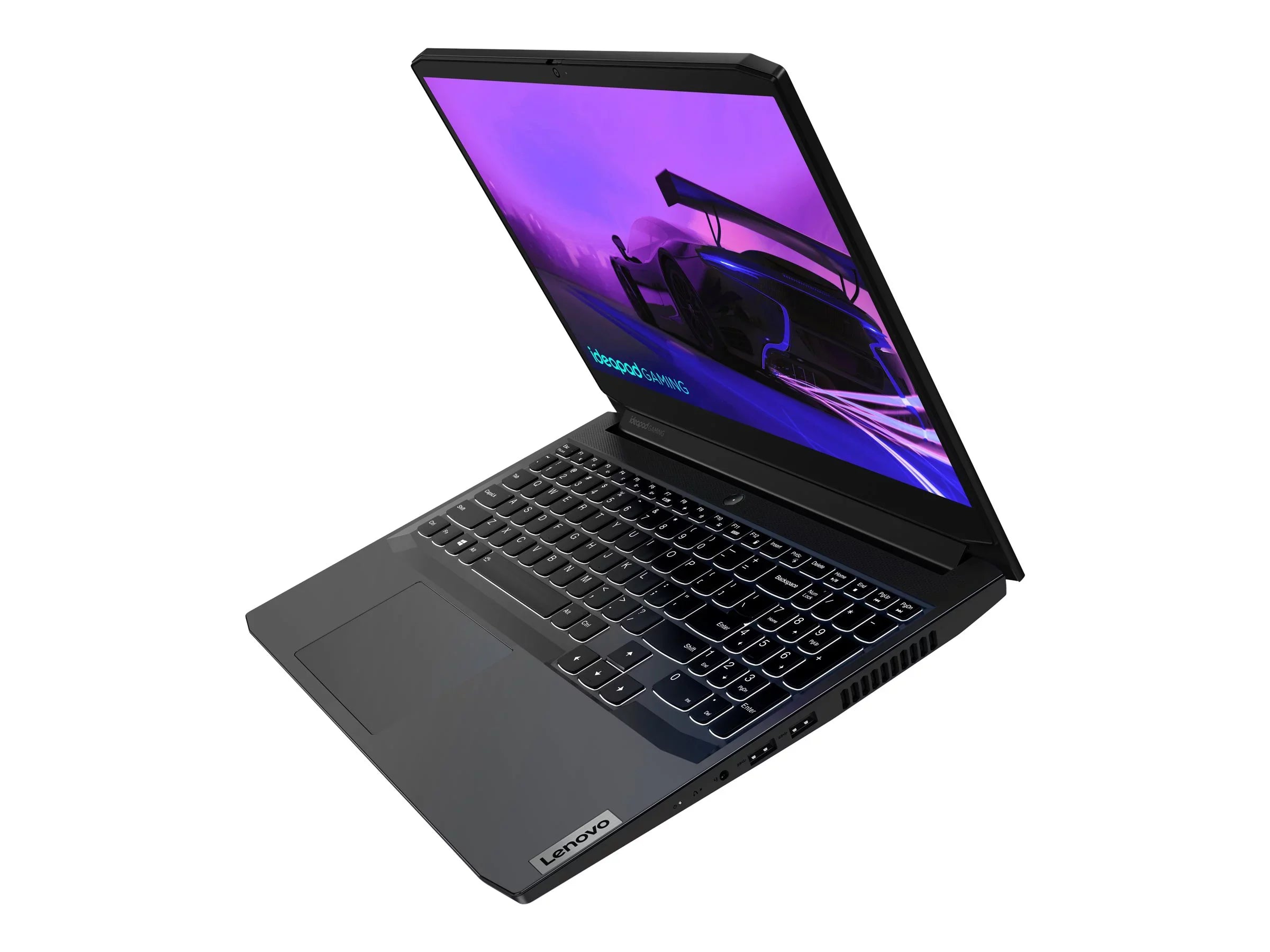 Lenovo IdeaPad Gaming 3 15ACH6 82K2 - 180-degree hinge design - AMD Ryzen 5 - 5600H / up to 4.2 GHz - Win 11 Home - GF GTX 1650 - 8 GB RAM - 512 GB SSD NVMe - 15.6" IPS 1920 x 1080 (Full HD) @ 120 Hz - 802.11a/b/g/n/ac/ax - shadow black - kbd: US