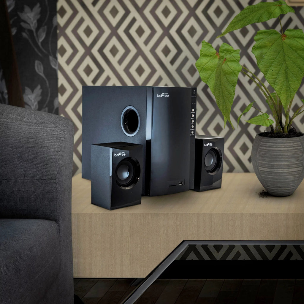 beFree Sound 5.1 CA Surround Sound Bluetooth Speaker System w/ Remote