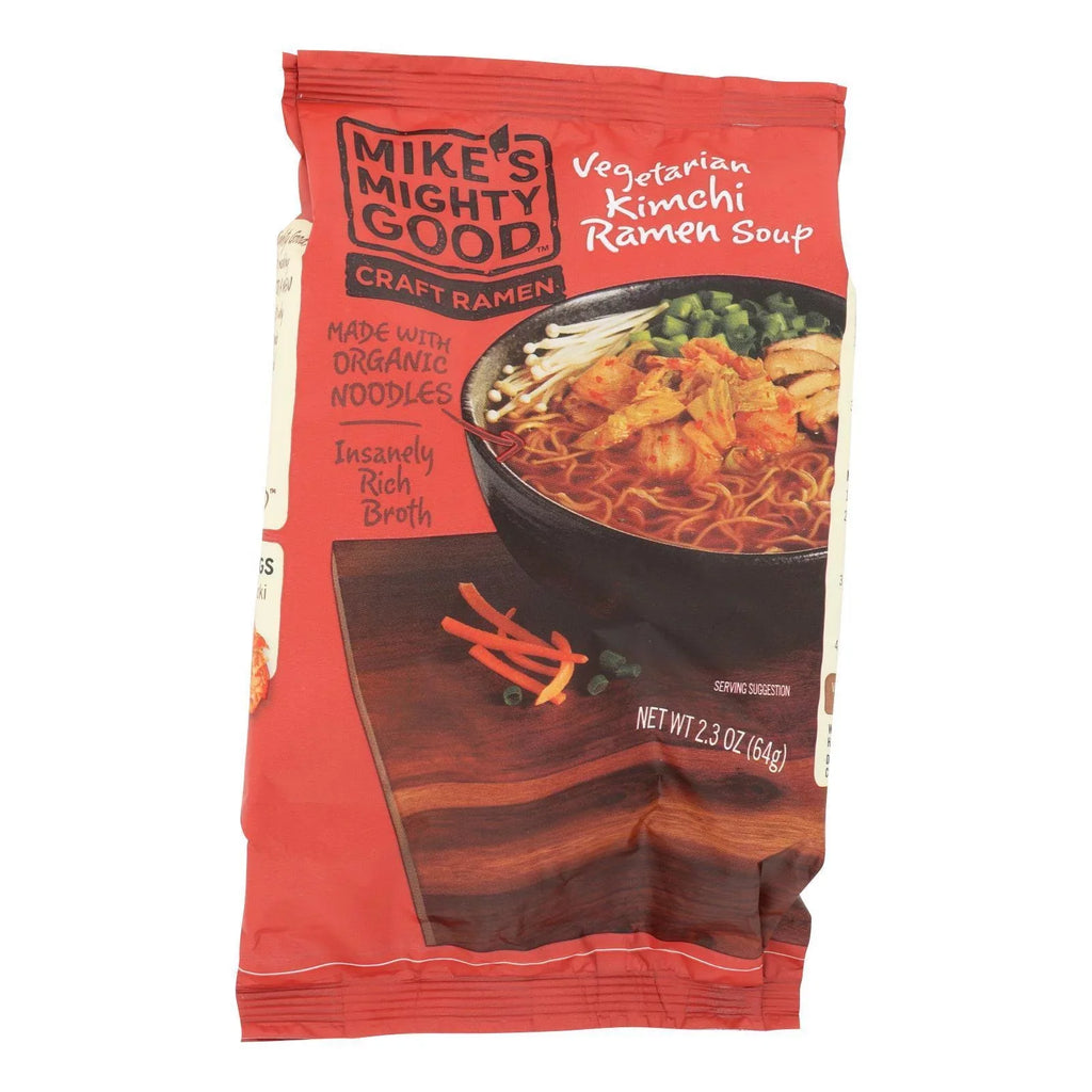 Mike'S Mighty Good Vegetarian Kimchi Ramen Soup; 2.3 Oz; Pack Of 7