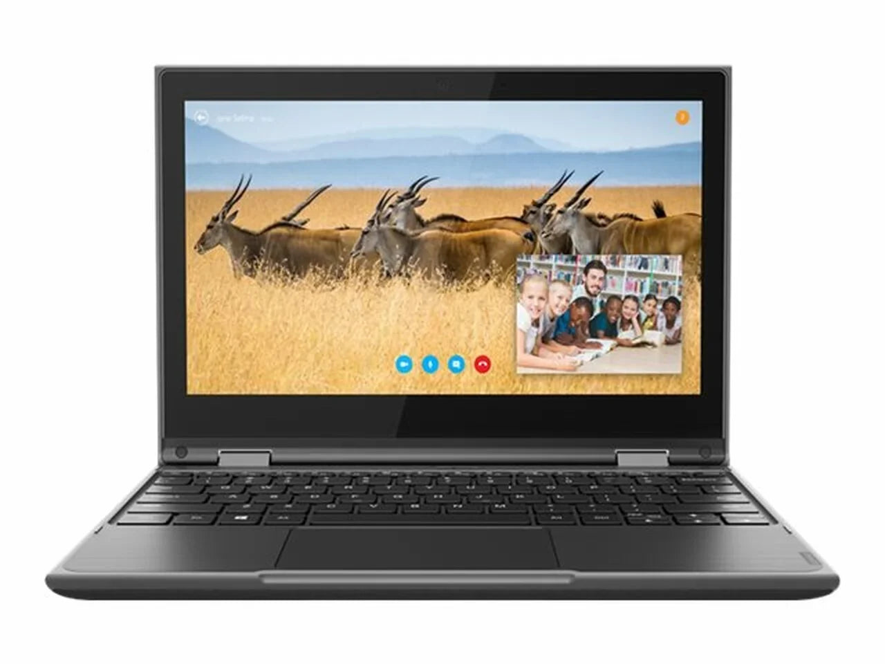 Pre-Owned Lenovo 300e Chromebook; MediaTek MTK 8173C Quad Core; 4GB RAM; 32GB eMMC; 11.6 inches HD; Webcam; Chrome OS (Fair)