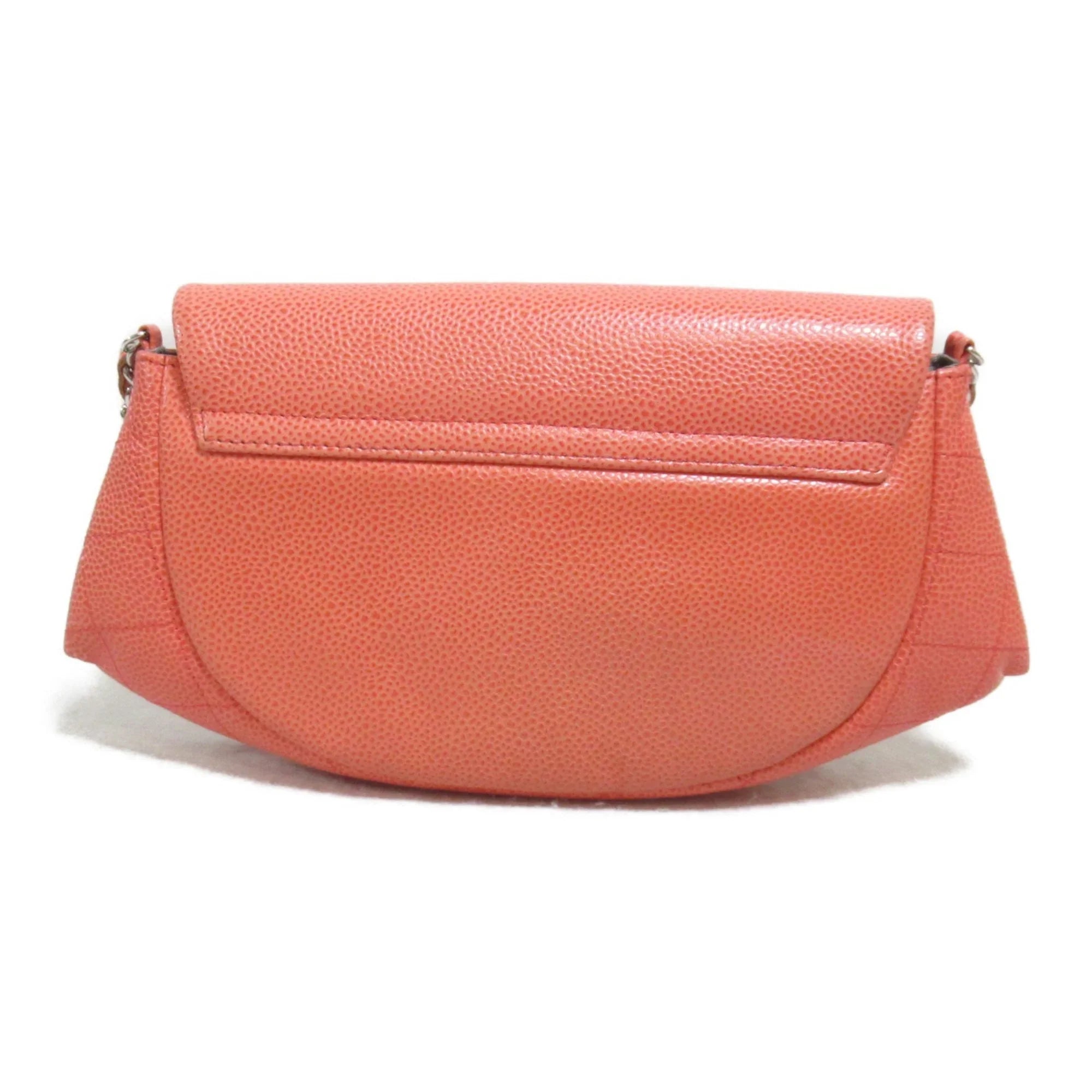 Pre-Owned CHANEL Chain wallet Pink Caviar Skin (Grained Calf) (Good)