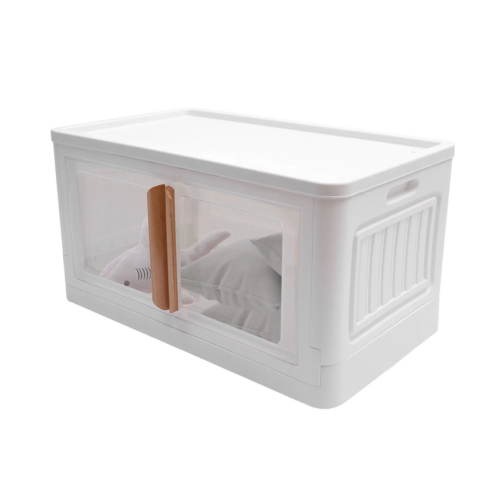 Collapsible Storage Box Stackable Closet Organizer Plastic Car Organizer Dorm