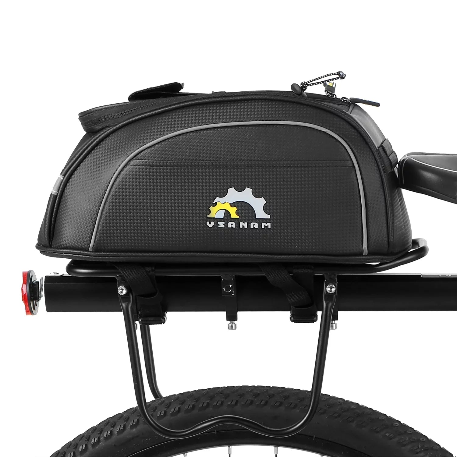 Tomshoo Fluidproof Cycling Insulated Cooler Bag MTB Bike Trunk Bag Rear Rack Bag Storage Luggage Carrier Bag Pannier