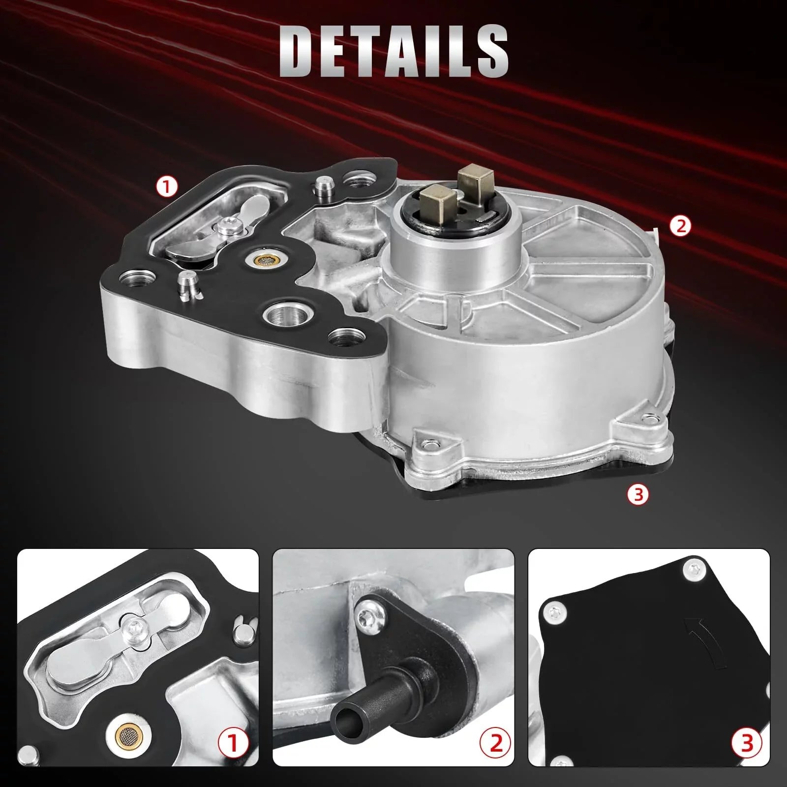 Brake Vacuum Pump for 2016-2019 Chevy Cruze Malibu Spark Equinox; GMC Terrain; Buick Encore Engine 1.4L/1.5L
