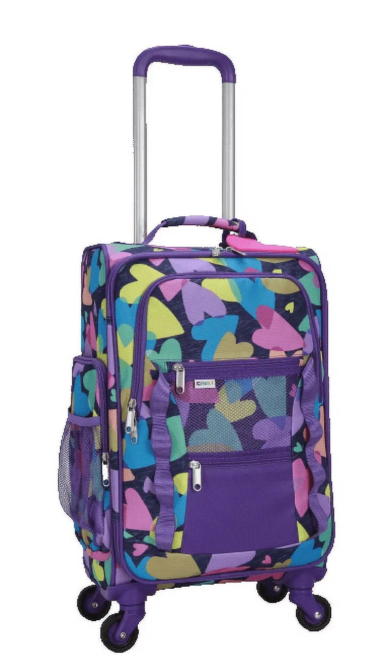 CRCKT 3 PC SPREAD LOVE SOFTSIDE WITH PACKING CUBE AND LUGGAGE TAG