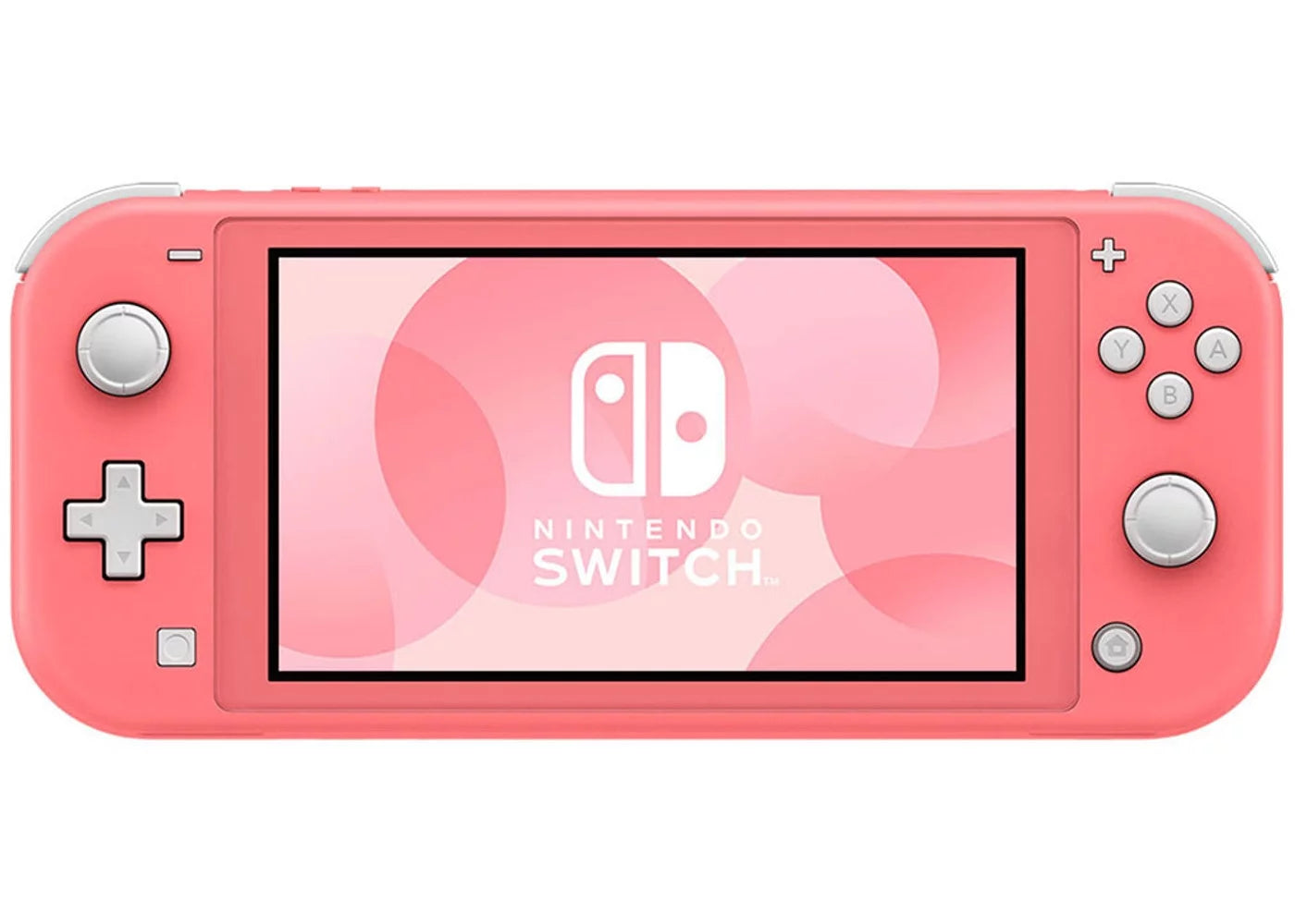 Nintendo Switch Lite (Coral) Bundle with 6Ave Cleaning Cloth and Pokemon Shield