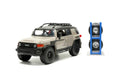 Toyota FJ Cruiser w/ Roof Rack and Extra Wheels; Beige - Jada Toys 34008 - 1/24 scale Diecast Car