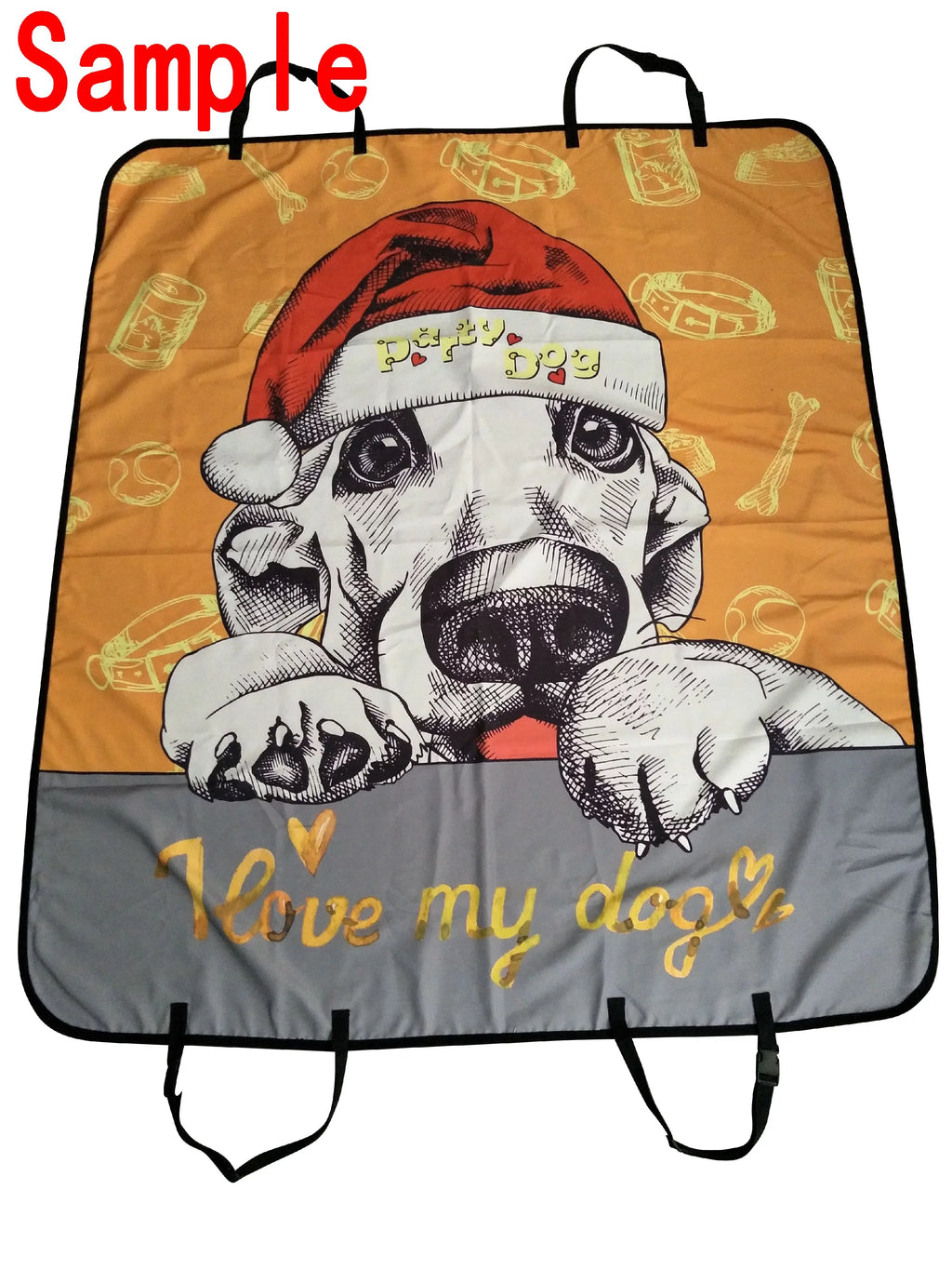 GCKG Happy Easter Pet Car Seat Cover Dog Car Seat Mat Hammock Cargo Mat Trunk Mat For Cars Trucks and SUV 54x60 inches