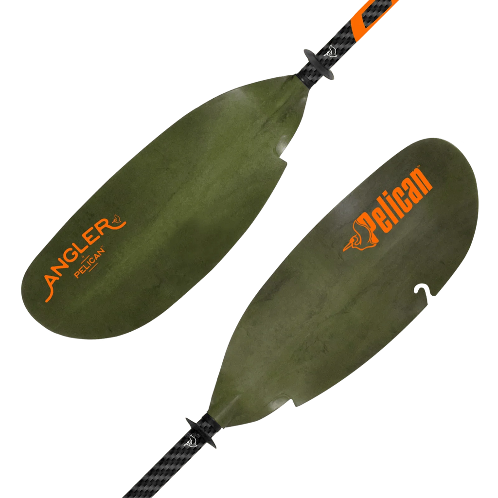 Pelican - The Catch Kayak Paddle - Adjustable Fiberglass Shaft - Lightweight Perfect for Kayak Fishing - 102.4 in - Olive Camo