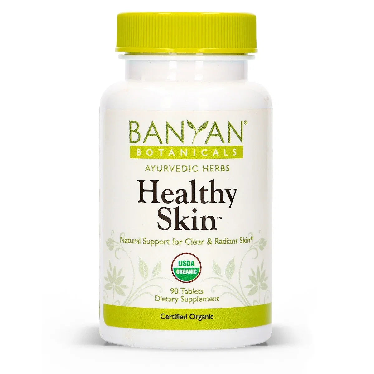 Banyan Botanicals Healthy Skin - USDA Certified Organic - 90 Tablets - Daily Supplement for Radiant; Flawless Skin*