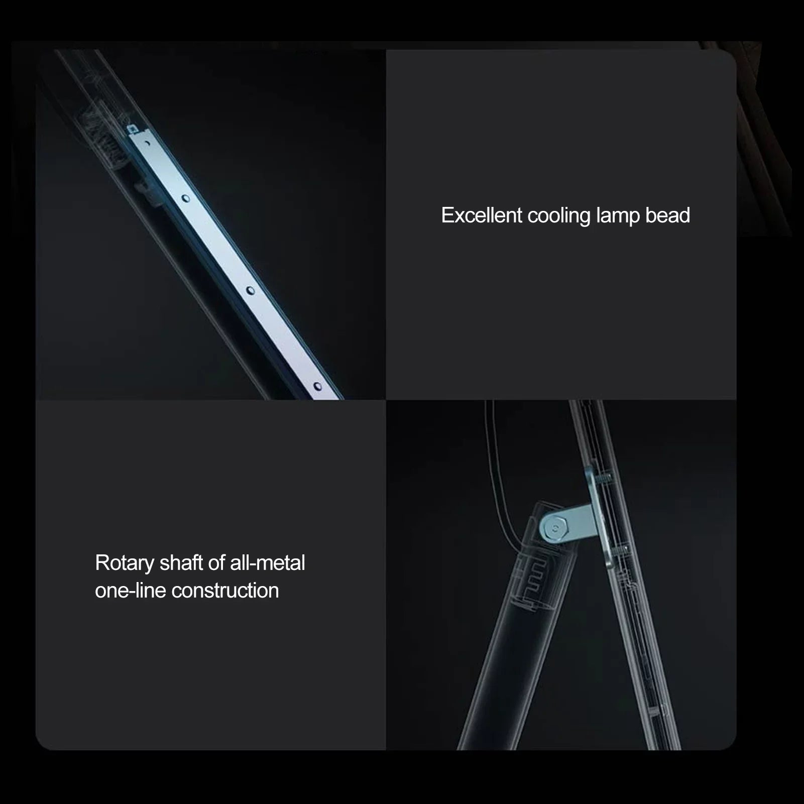 OWSOO Desk Smart Remote Control Dimmable Table Lamps Desklight Support Mobile Phone App Control 4 Mode;Flicker-Free Ra>95