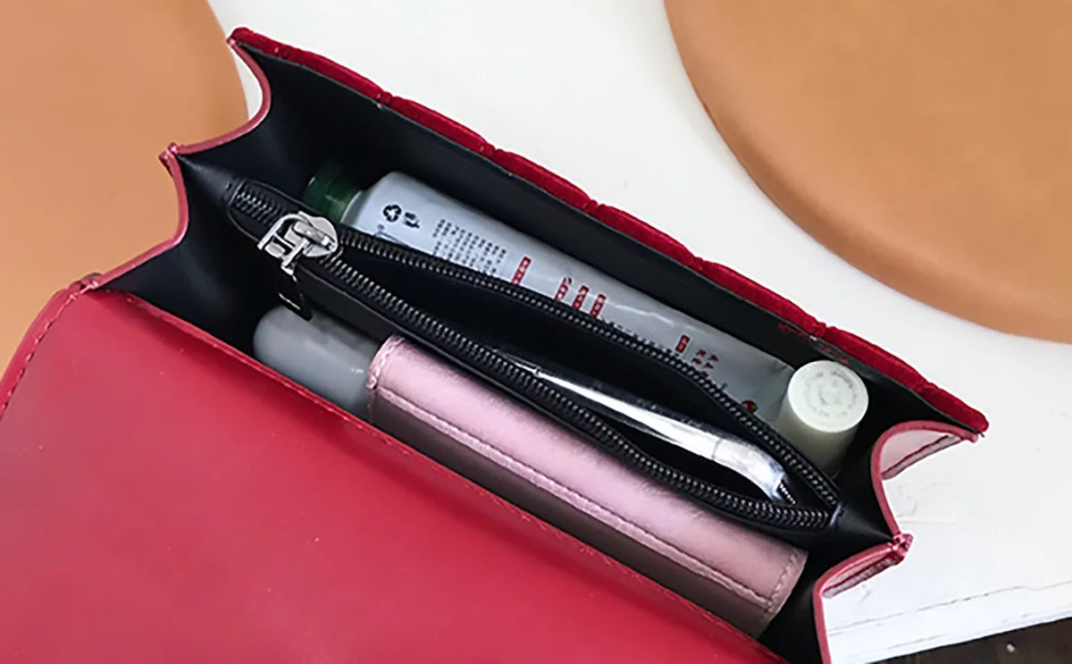 Luxury Handbags Velvet Crossbody Bag women Vintage bag Velour Special Lock Ladies Chain Messenger Bags