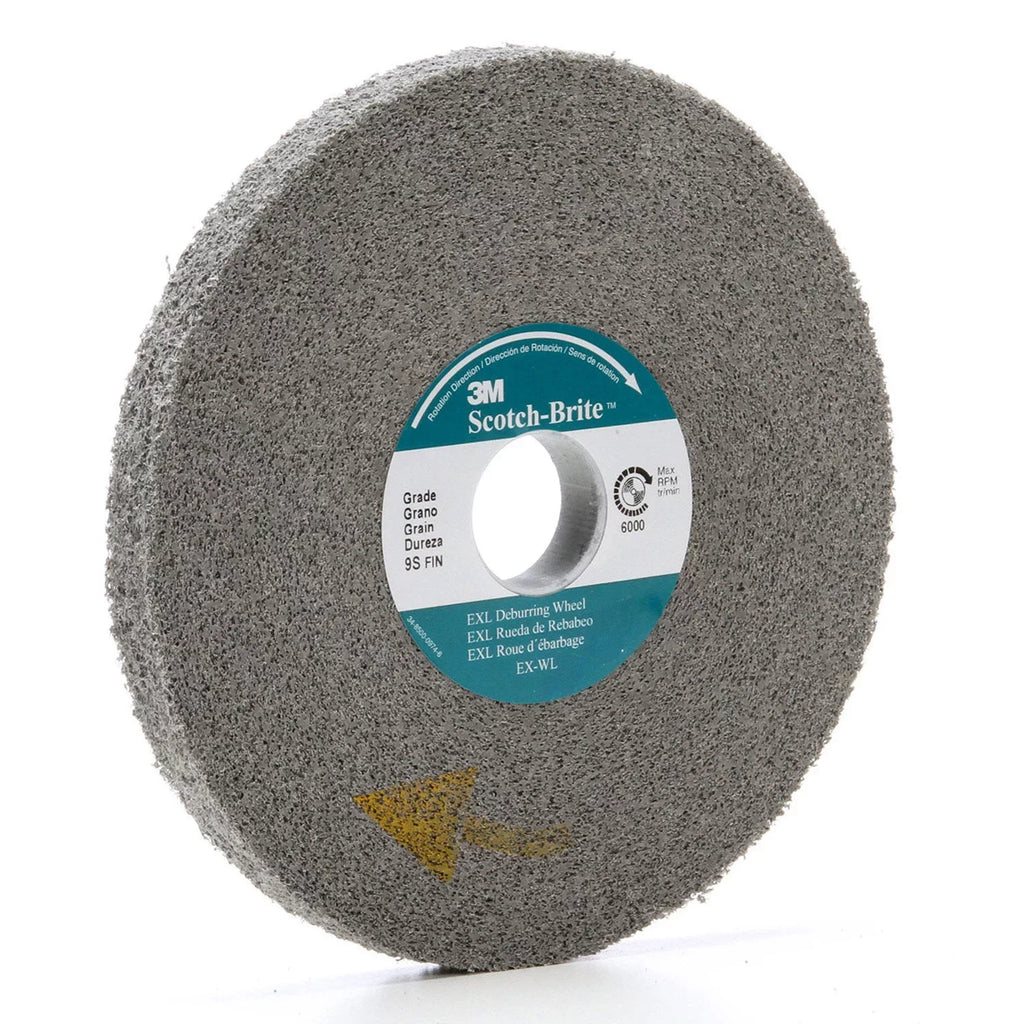 3M Scotch-Brite™ EXL Deburr Wheel; 9-SF; 6 x 1/2 x 1; Fine; EA (405-048011-05790)