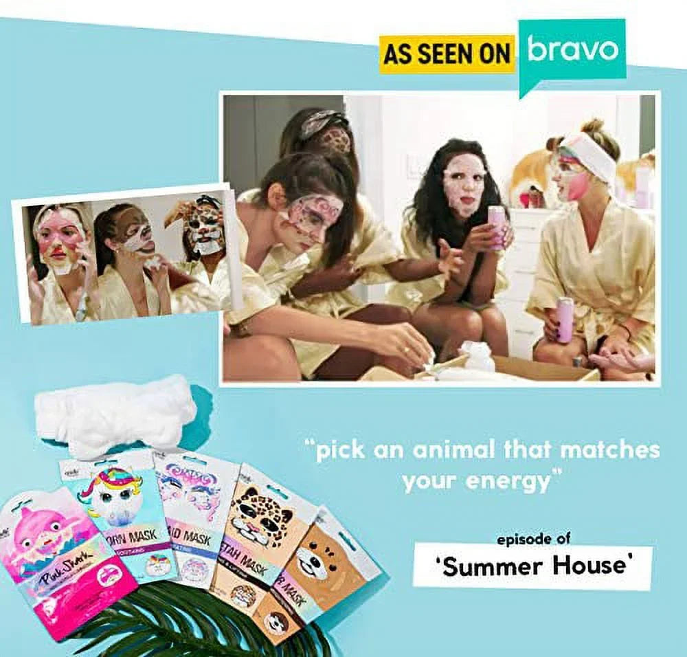 Epielle Character Sheet Masks | Animal Spa Mask | -For All Skin Types