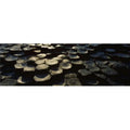 High Angle View of Basalt Rocks Giants Causeway County Antrim Northern Ireland Poster Print by The Irish Image Collection; 44 x 14 - Large