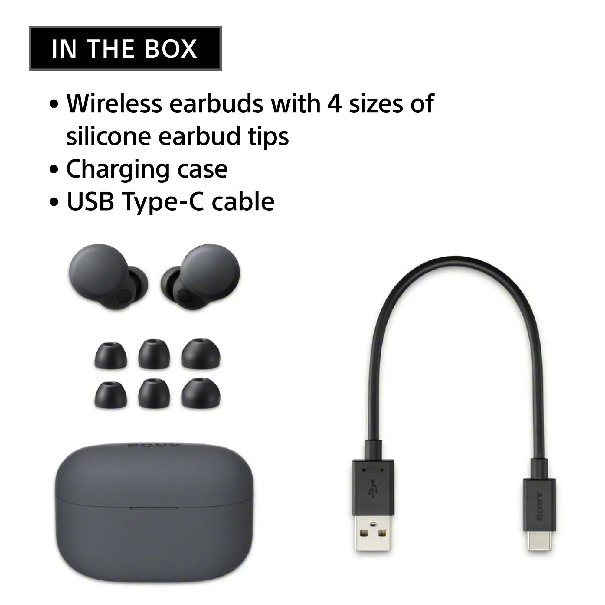 Restored Sony WFLS900N/B5 LinkBuds S Truly Wireless Noise Canceling Earbuds; Black (Refurbished)