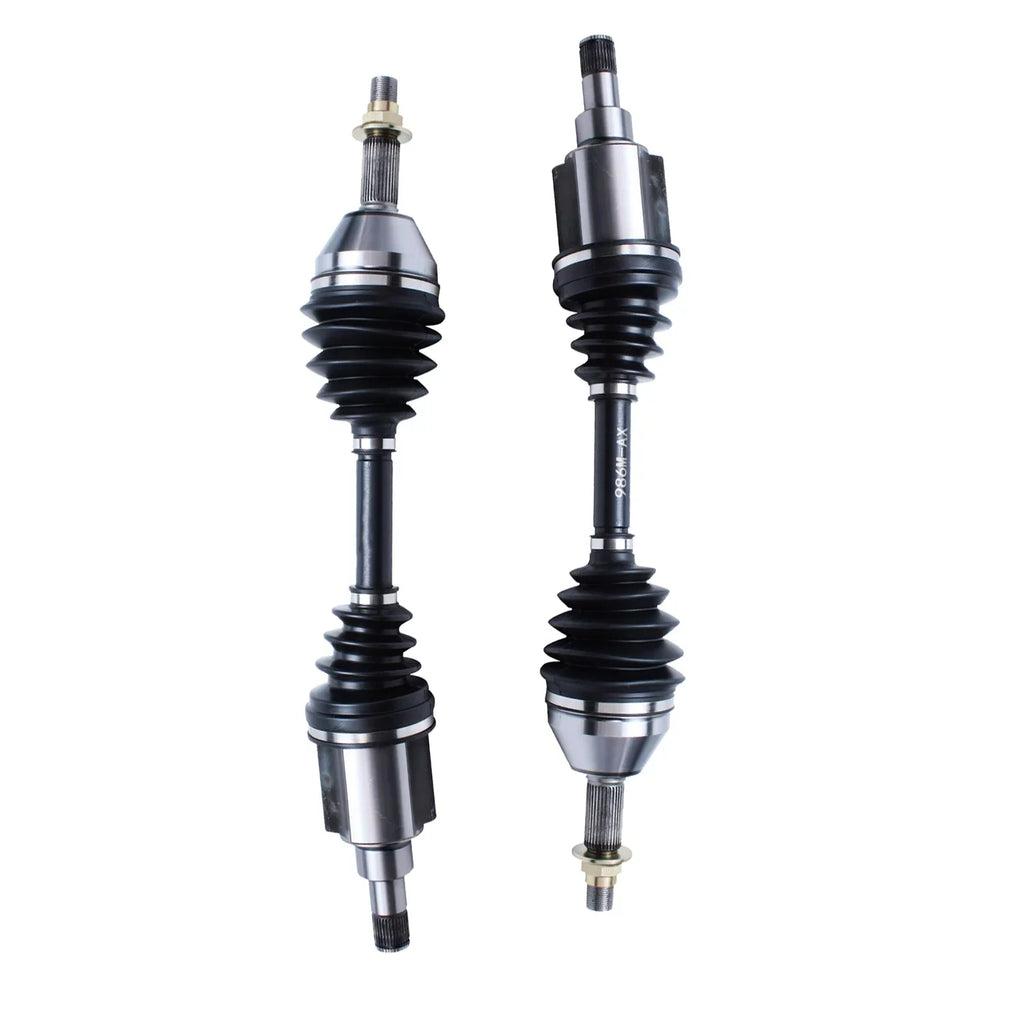 Detroit Axle - 2pc Front CV Axles for Chevrolet Cobalt Pontiac G5 G4 Pursuit Saturn Ion; Replacement CV Axle Shafts Assembly