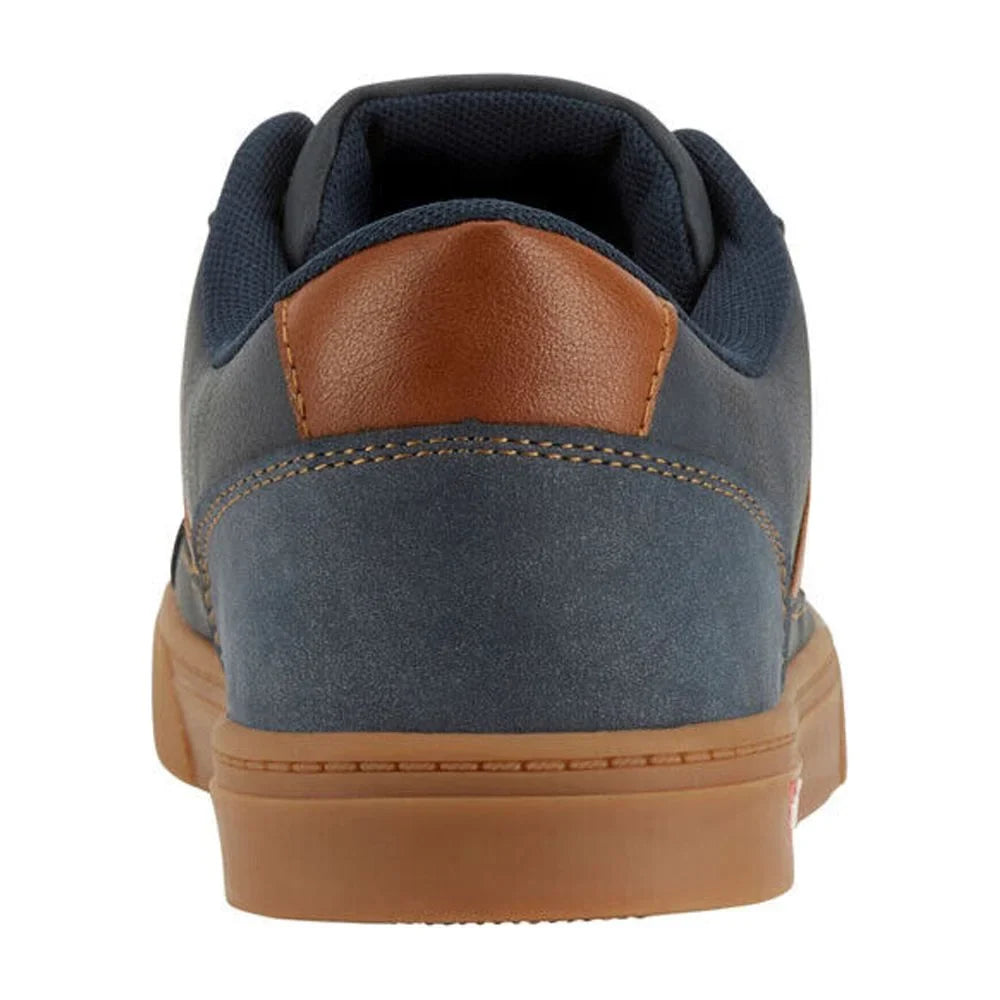 LEVIS FAIRWAY FM LOW LACE-UP SPORTS SNEAKERS MEN SHOES NAVY/GUM SIZE 9.5 NEW