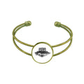 Palais Princier de Monaco Ink City Bracelet Bangle Retro Open Cuff Jewelry