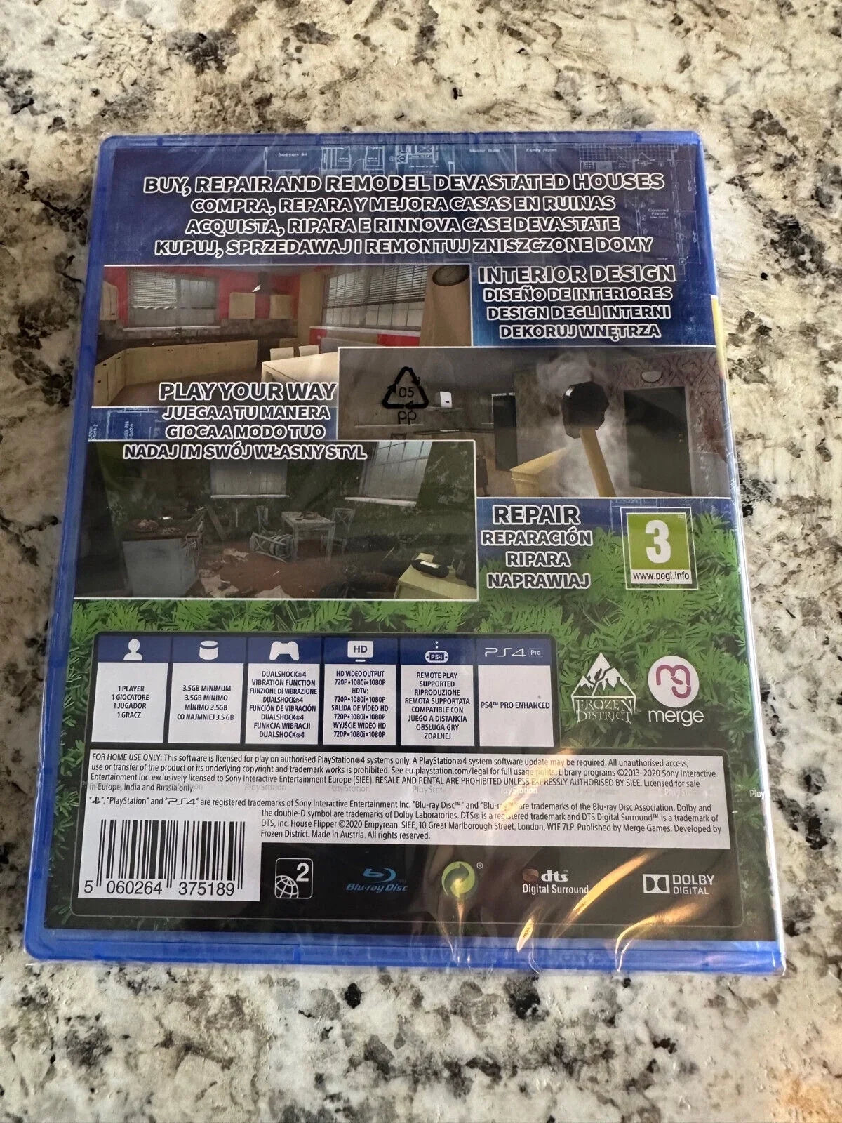 House Flipper PS4 Brand New Factory Sealed PlayStation 4 Interior Design Remodel