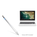 Lenovo C330 Convertible 2-in-1 Chromebook (11.6") Stylus Pen; BoxWave [AccuPoint Active Stylus] Electronic Stylus with Ultra Fine Tip - Metallic Silver