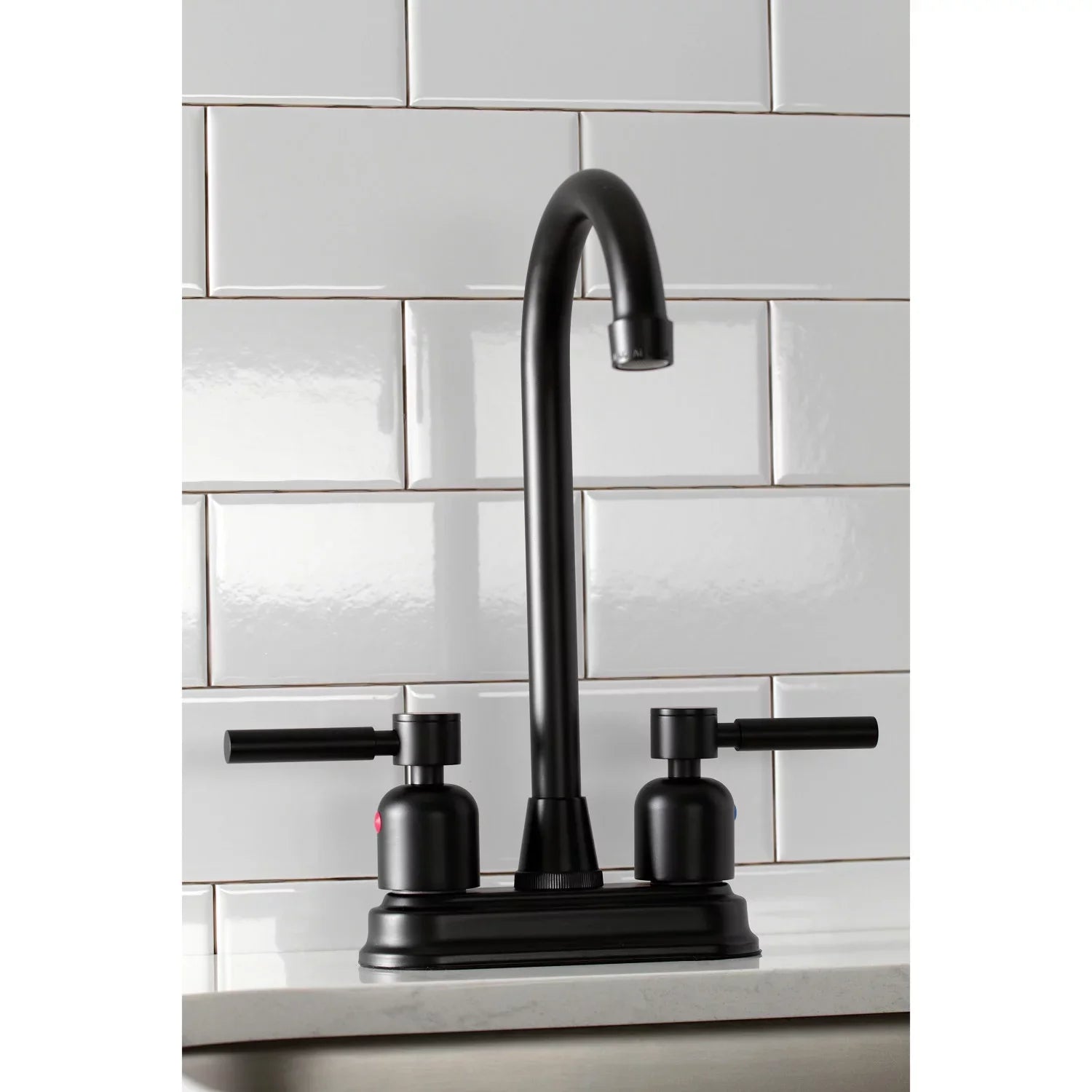 Kingston Brass KB8490DL Concord Bar Faucet; Matte Black
