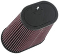 K&N Universal Clamp-On Air Filter: High Performance; Premium; Washable; Replacement Filter: Flange Diameter: 3.125 In; Filter Height: 9 In; Flange Length: 0.625 In; Shape: Tapered Oval; RU-1012