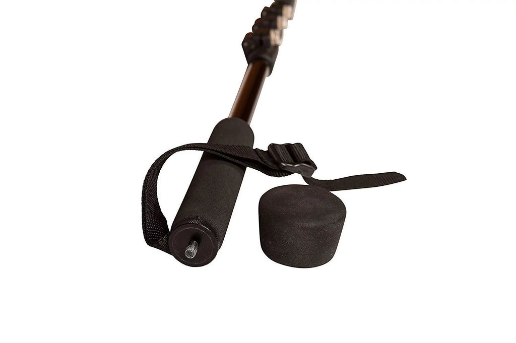 York Nordic Collapsible Trekking & Hiking Poles with Digital Camera Mount; Flip Locks; and Rubber Feet; Pair