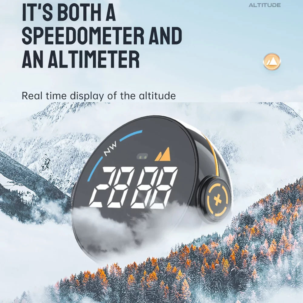ammoon Car GPS Speedometer H600G Head Display; Digital Speed Altitude Meter Easy Setup & Clear Display