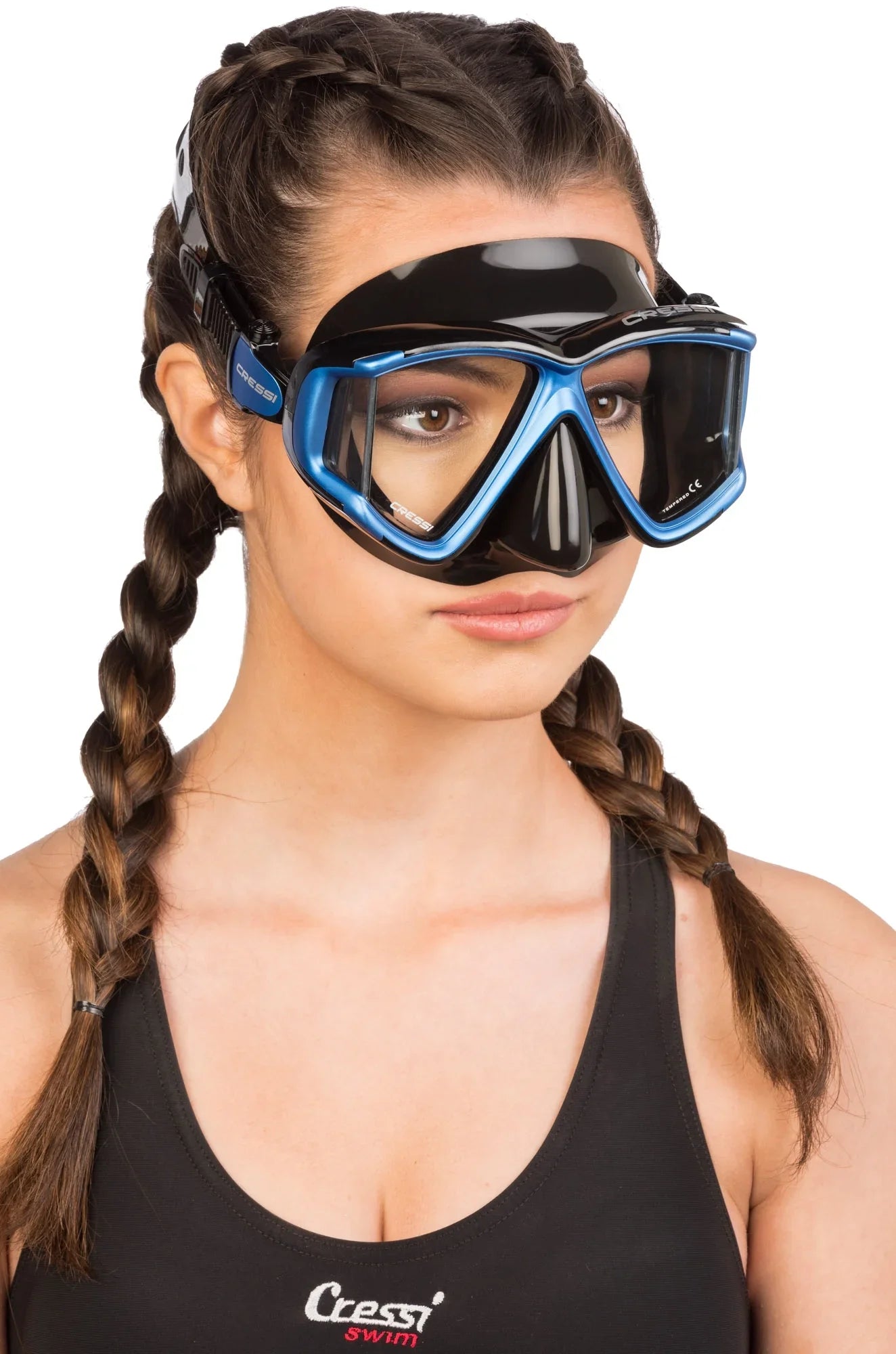 Cressi Liberty Quattro SPE (clear-blue/silver) (Clear/Sapphire/Silver; Liberty Quattro)