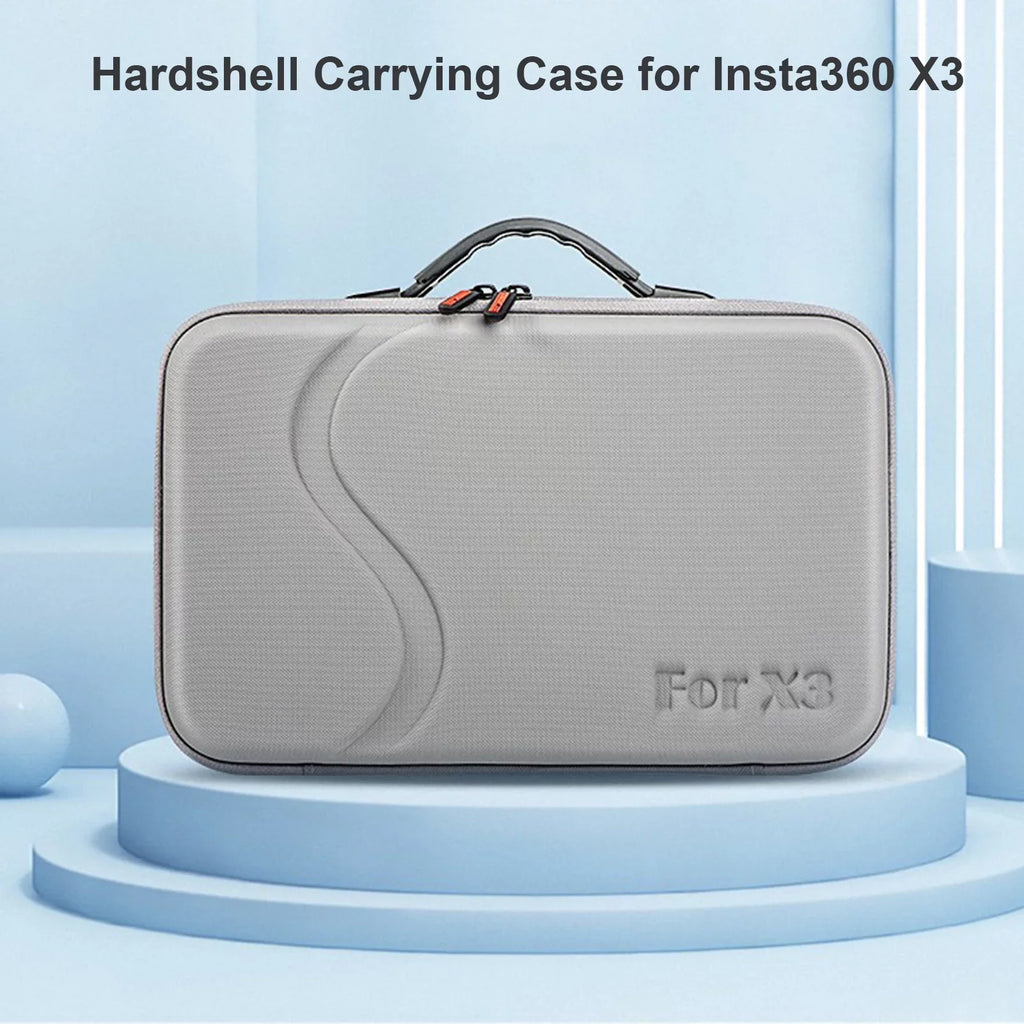 Dadypet Portable Camera Carrying Case for Insta360 X3; Shockproof Storage Bag with Shoulder Strap - Travel Ready