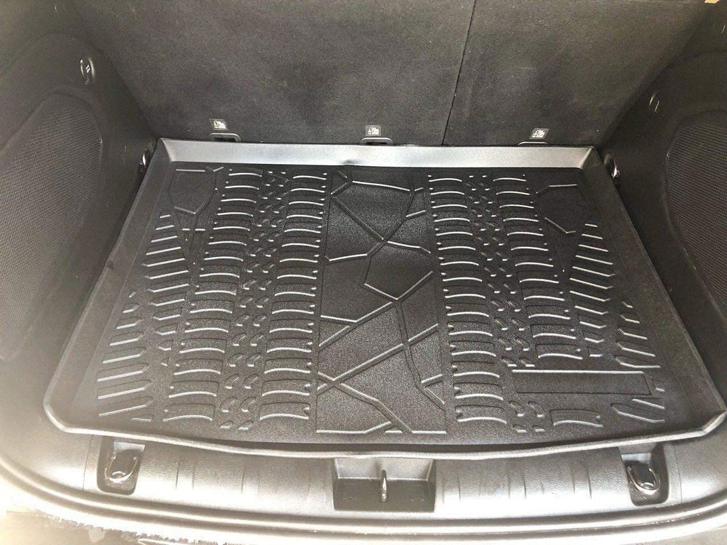 EACCESSORIES EA Cargo Liner – Trunk Mat for Jeep Renegade 2015-2023 – Weather-Resistant Trunk Mats for Cars with Raised Lip – Non-Slip Car Trunk Mat Rubber – Easy to Install – Laser Pre-Cut Design
