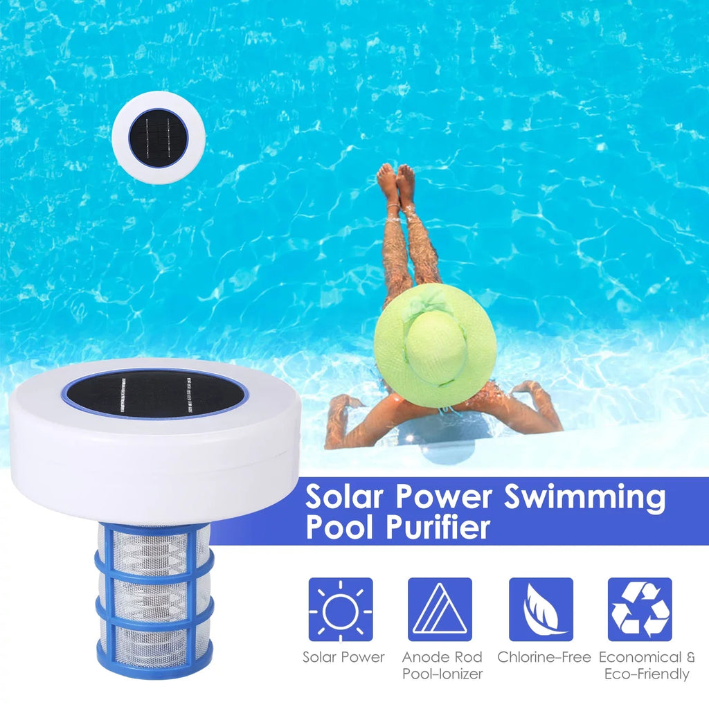 Mixfeer Solar Swimming Pool Solar Pool-Ionizer Swimming Pool Algae Inhibition Chlorine-Free Processor