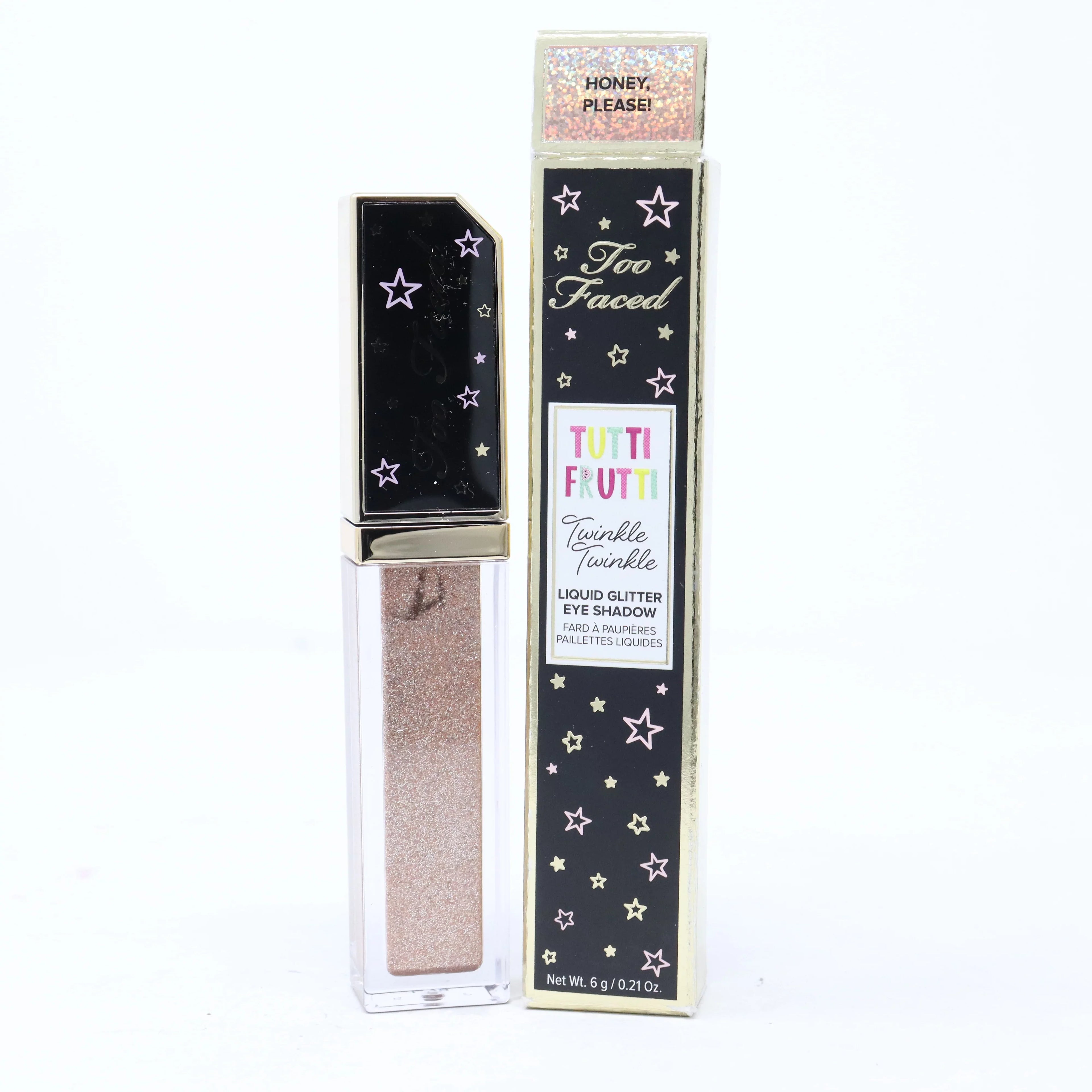 Too Faced Tutti Frutti Liquid Glitter Eye Shadow 0.21oz Honey; Please New