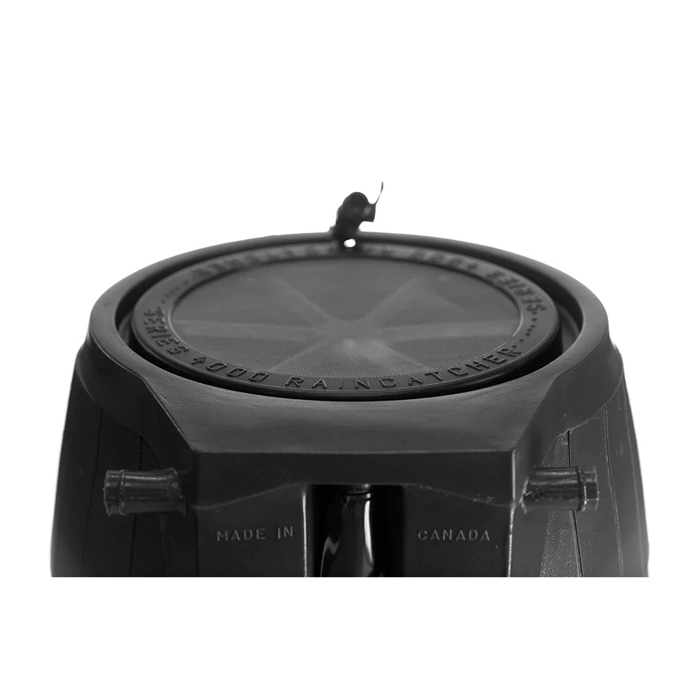 FCMP Outdoor 50-Gallon BPA Free Home Rain Barrel; Black (2 Pack)