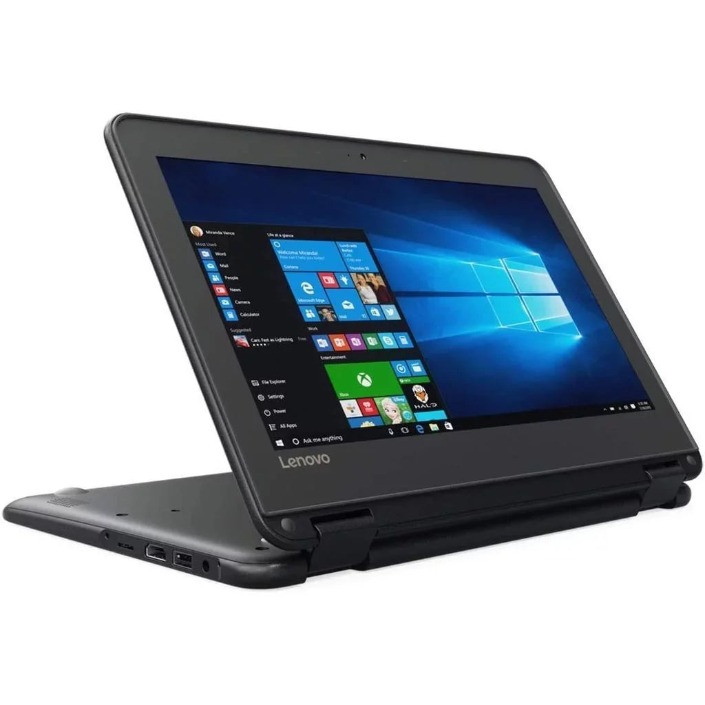 Refurbished Lenovo Chromebook N23 Touch Screen Intel Celeron N3060 1.60GHz; 4GB RAM ‎16GB SSD 11.6" LED w/ Wireless Earbuds and Mouse