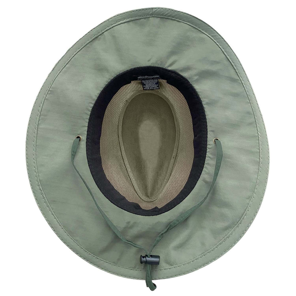Panama Jack Mesh Crown Safari Sun Hat; 3" Brim; Adjustable Chin Cord; UPF (SPF) 50+ Sun Protection (Fossil; Large)