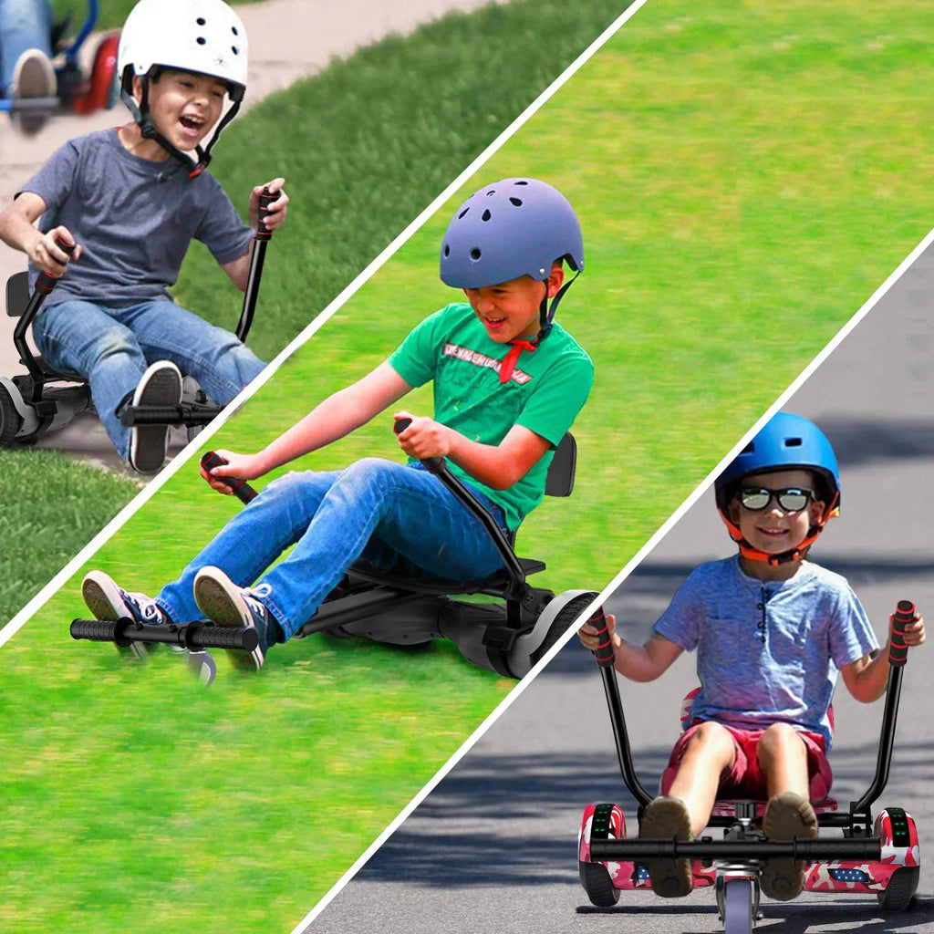 Hoverboard Seat Attachment; Adjustable Hoverboards Accessories; Compatible with 6.5"/ 8"/ 10" Hoverboards for Kids; Graffiti