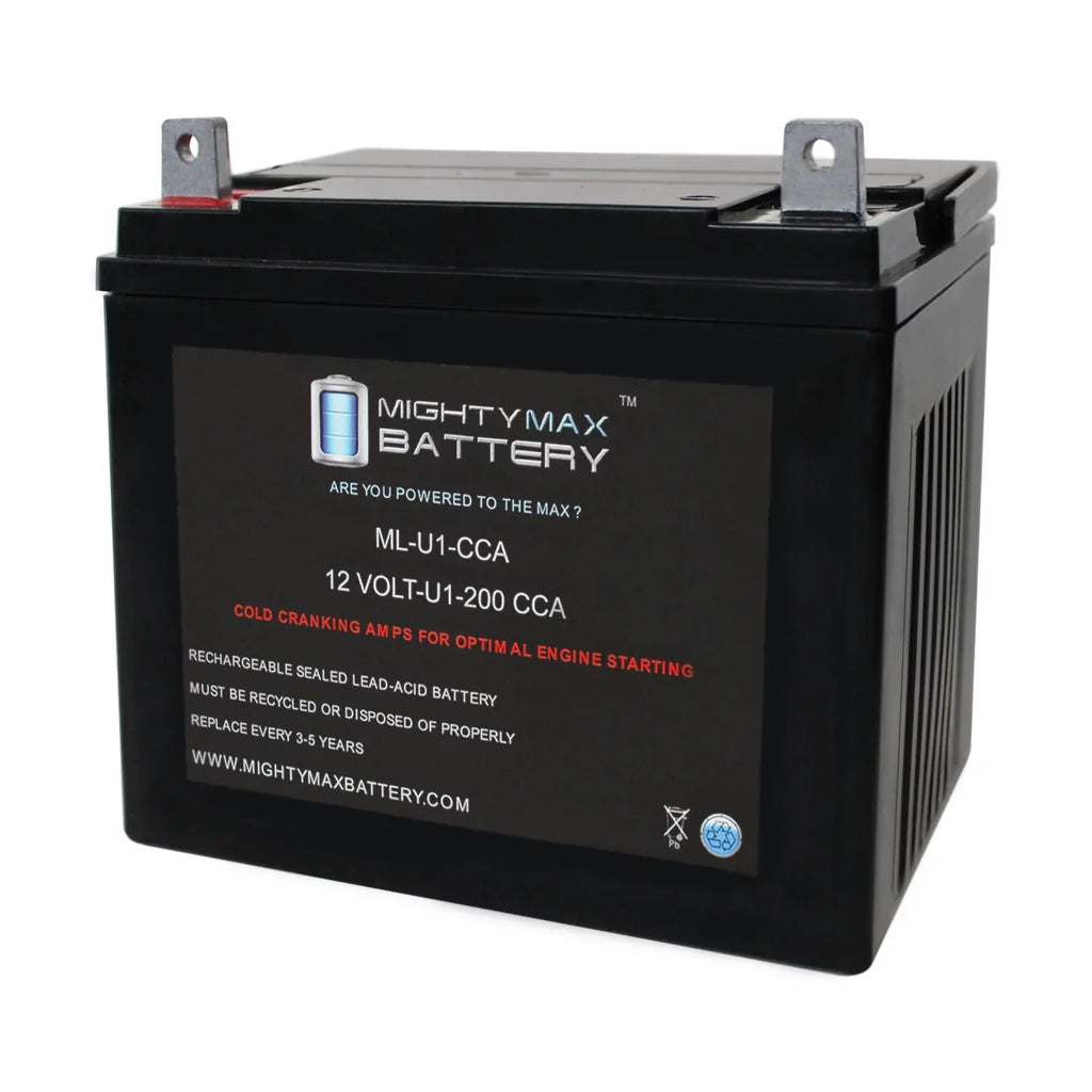 ML-U1 200CCA Battery for Recreatives Inc MaxII 600T SixWheeler ATV 07