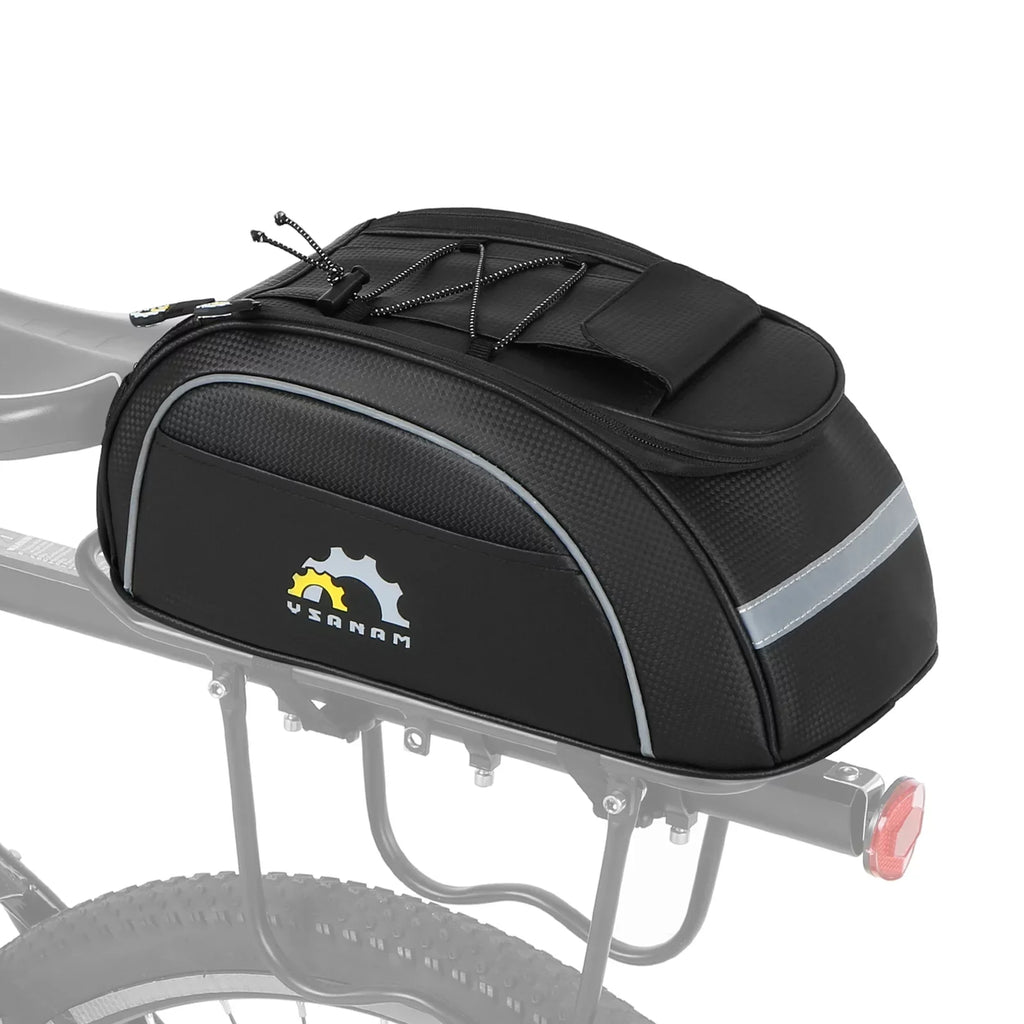 Tomshoo Fluidproof Cycling Insulated Cooler Bag MTB Bike Trunk Bag Rear Rack Bag Storage Luggage Carrier Bag Pannier