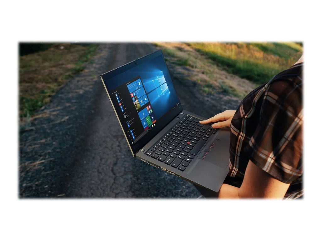 Lenovo ThinkPad T490s 20NX - Intel Core i5 8365U / 1.6 GHz - vPro - Win 10 Pro 64-bit - UHD Graphics - 8 GB RAM - 256 GB SSD TCG Opal Encryption 2; NVMe - 14" IPS touchscreen 1920 x 1080 (Full HD) - Wi-Fi 5 - black - kbd: US