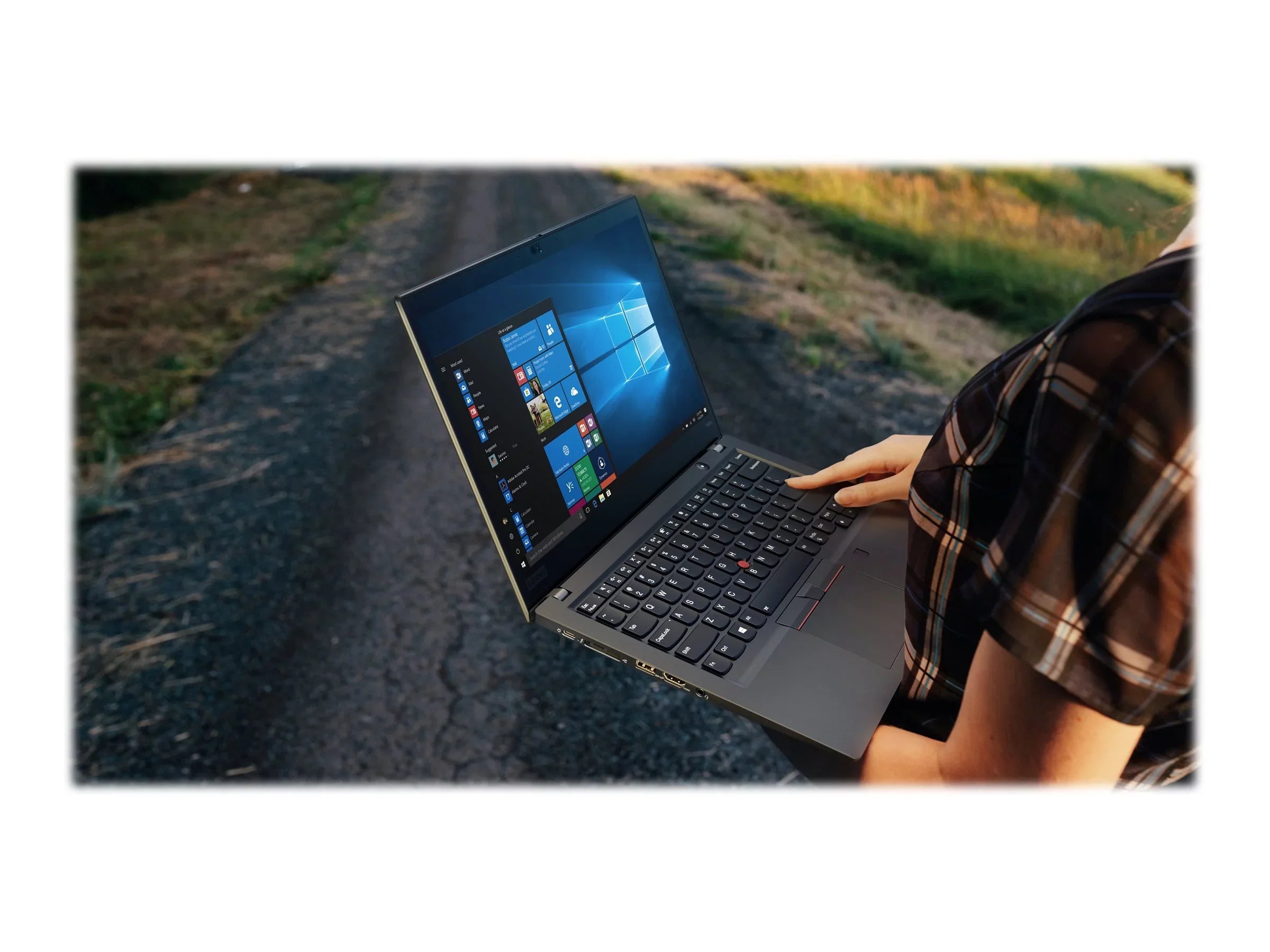 Lenovo ThinkPad T490s 20NX - Intel Core i5 8365U / 1.6 GHz - vPro - Win 10 Pro 64-bit - UHD Graphics - 8 GB RAM - 256 GB SSD TCG Opal Encryption 2; NVMe - 14" IPS touchscreen 1920 x 1080 (Full HD) - Wi-Fi 5 - black - kbd: US