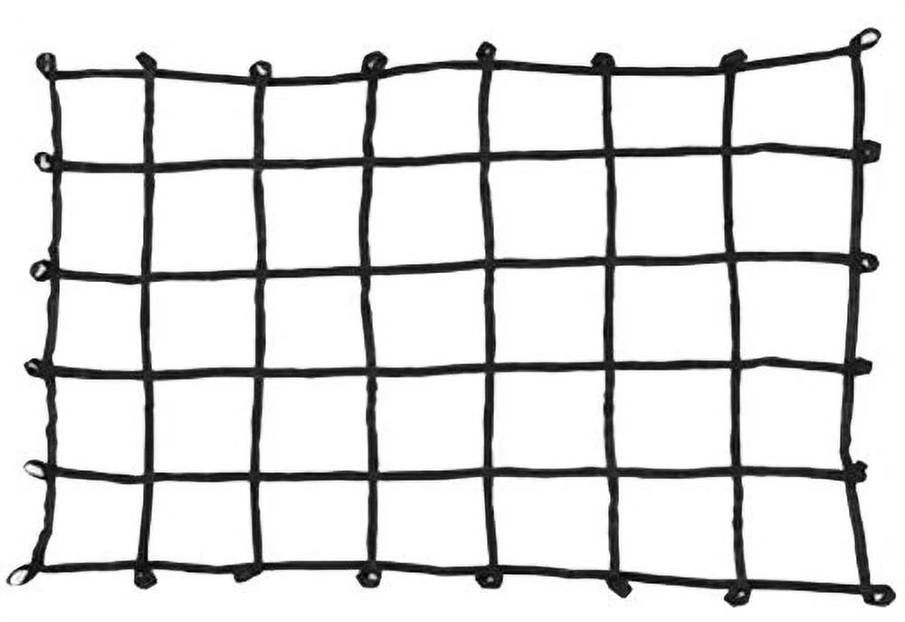 PROGRIP 901800 Cargo Net for Transport Storage and Vehicle: Large Size Truck Bed Web Netting with Multi-Attachment Loops; 80" x 60"
