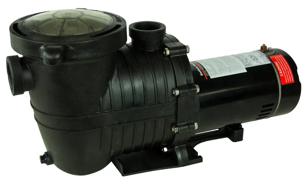 Rx Clear DE Element In-Ground Swimming Pool Filter System with 1 HP Pump