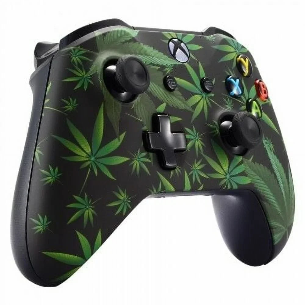 420 Black Xbox One S SMART Custom Rapid Fire Modded Controller. FPS mods. COD Warzone