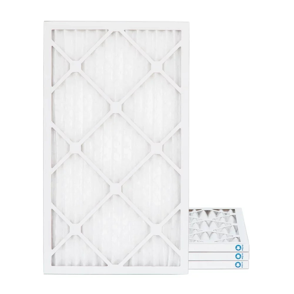 14x25x1 MERV 11 ( MPR 1000; FPR 7-8 ) Pleated 1" Air Filters for AC and Furnace. 4 PACK. Exact Size: 13-1/2 x 24-1/2 x 3/4