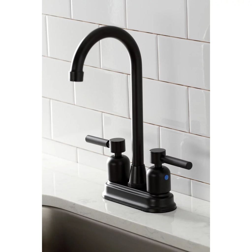 Kingston Brass KB8490DL Concord Bar Faucet; Matte Black