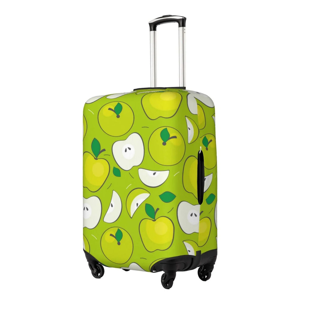 Junzan Green Apple Print Washable Luggage Cover - Fashion Suitcase Protector Fits 18-32 cm Luggage