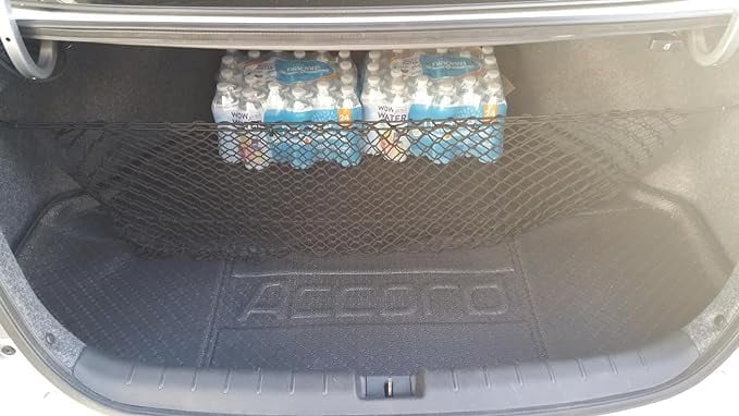 Envelope Style Trunk Cargo Net for HONDA ACCORD SEDAN 4-DOOR 2013 14 15 16 17 2018 2019 2020 2021